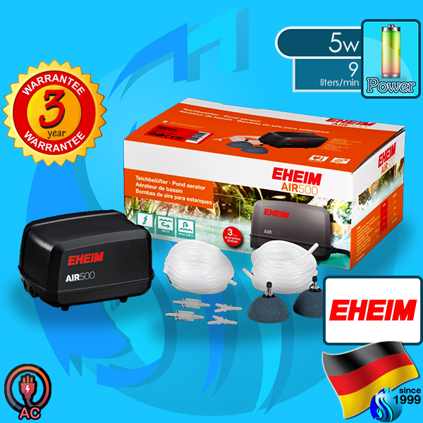 Eheim (Air Pump) Air 500 (2x270 L/hr)(5w)(AC)