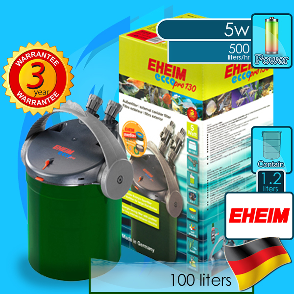 Middelhavet dæmning udvide Eheim (Filter System) Ecco Pro 130 (500 L/hr)(5w)