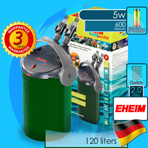 Disse Inspirere Korrespondent Eheim (Filter System) Ecco Pro 200 (600 L/hr)(5w)