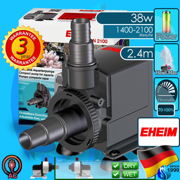 Eheim (Water Pump) CompactOn  2100 (2100 L/hr)(38w)(H 2.4m)