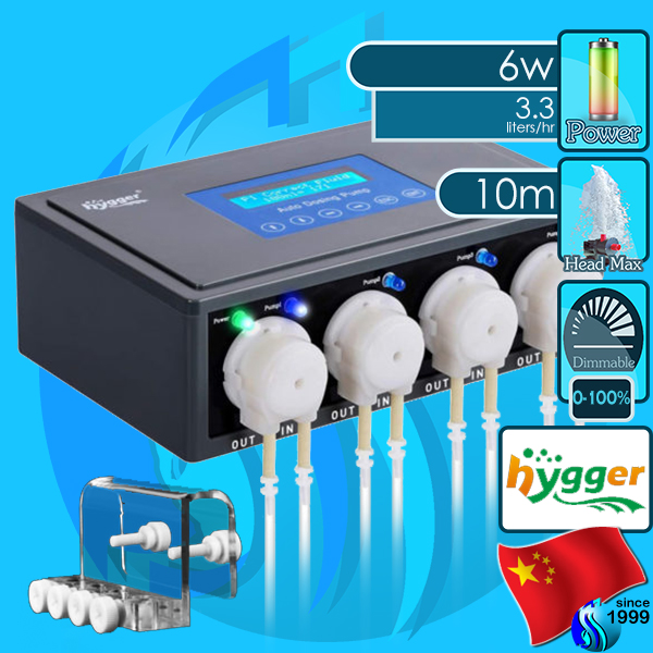 Hygger (Dosing Pump) Aquarium Dosing Pump HG-932 (0-330ml/hr)