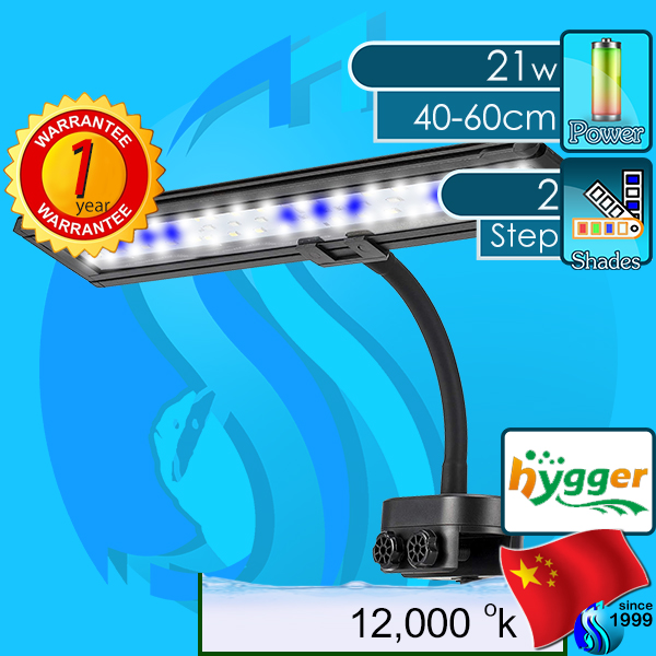 Hygger (LED Lamp) LED Aquarium Light HG-801 21w (14 inch)(Suitable 16-24 inch)