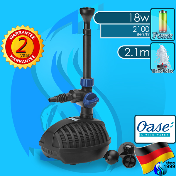 Oase (Fountain Pump) Aquarius Fountain Set Classic 2000 E (2100 L/hr)(18w)(H 2.1m)