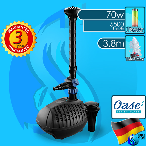 Oase (Fountain Pump) Aquarius Fountain Set Eco 5500 (5500 L/hr)(70w)(H 3.8m)