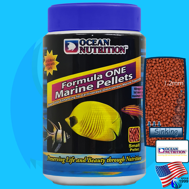 Ocean Nutrition (Food) Formula One Marine Pellets  Small 400g (1000ml)