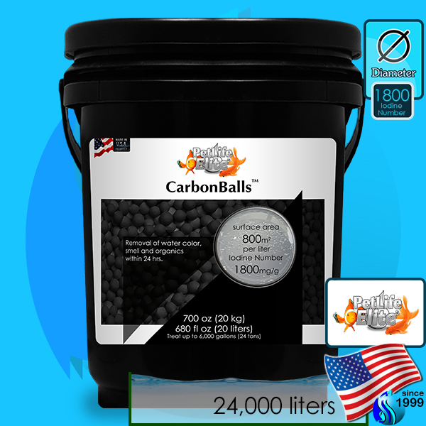PetLife (Filter Media) PetLifeElite CarbonBalls 20kg (20liters)(I2 1800)