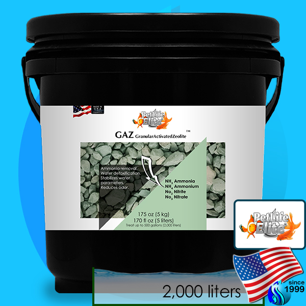 PetLife (Filter Media) PetLifeElite GAZ GranularActivatedZeolite  5kg (5 liters)(for 2000 liters)