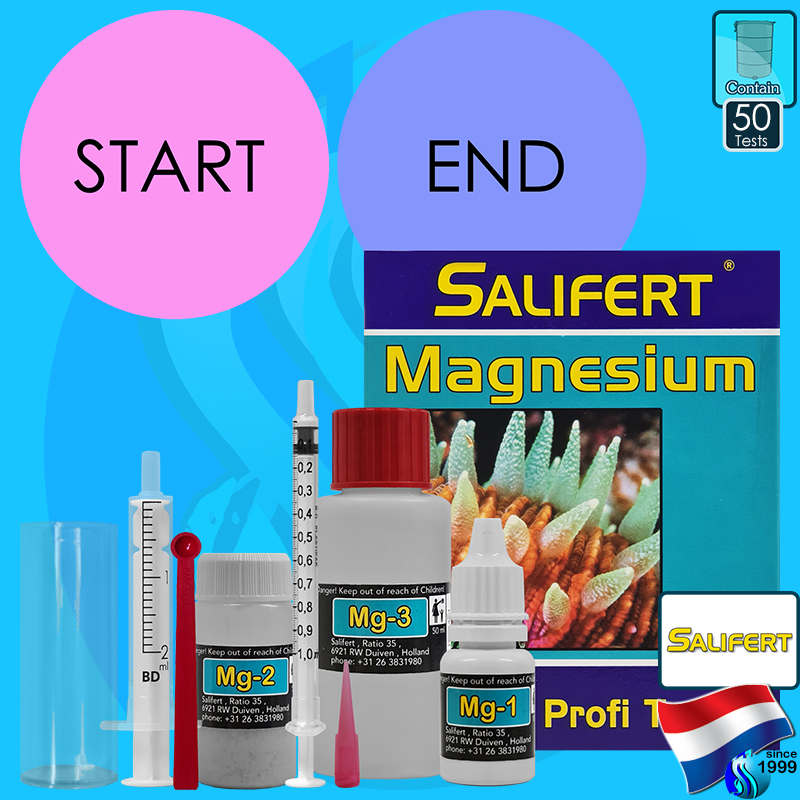 Salifert (Tester) Magnesium Profi Test (50 tests@1500ppm)