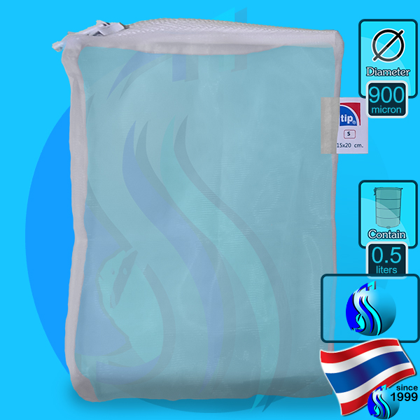 SeaSun (Filter Media) Tip Filter Bag 15x20cm S (500ml)