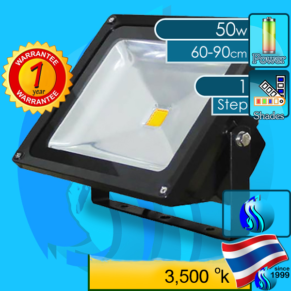 SeaSun (LED Lamp) COB LED Flood Light 50w  3500k (Suitable 12-36 inch)