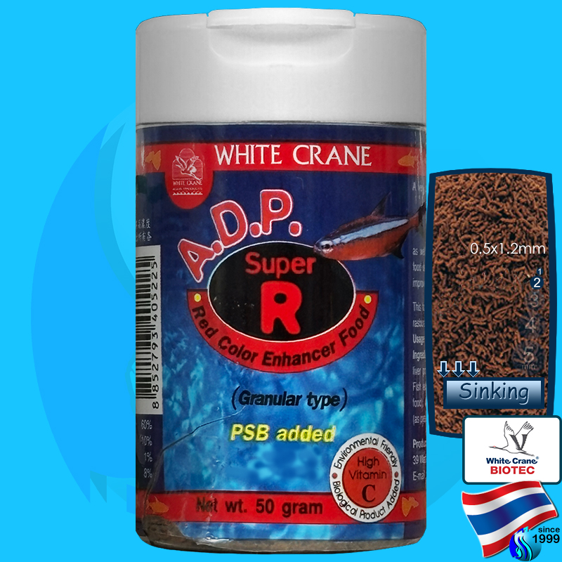 White Crane (Fish Food) Aquatech ADP Super R 50g (60ml)