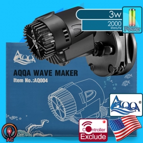 AQQA (Wave Pump) Rotatable Wavemaker AQ-004  3w (2000 L/hr)(220 VAC)