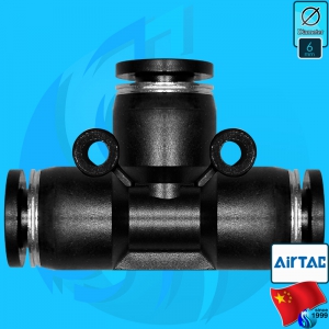 Airtac (Accessories) 3 Way Joint 6mm PE6 (1/4 inch)