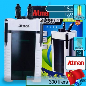 Atman (Filter System) AT-3337S (1500 L/hr)(18w)