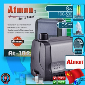 Atman (Water Pump) AT-102 (500 L/hr)(8w)(H 1.05m)