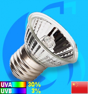 Boshi (Reptile Bulb) Halogen Lamp UVA & UVB E27  25w (White 4000k)