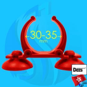 Dazs (Accessories) Holder Suction Cup Red 30-35mm