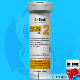 Dr.Tank (Conditioner) Chlor-Free & Conditioner Tabs No.2 50 Tablets 20g (40ml)