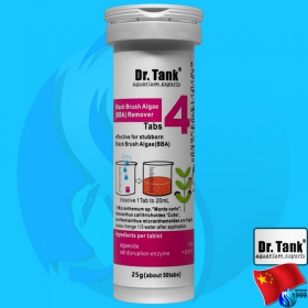 Dr.Tank (Conditioner) Black Brush Algae Remover Tabs No.4 50 Tablets 25g (40ml)