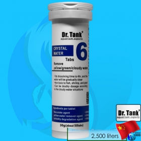 Dr.Tank (Conditioner) Crystal Water Tabs No.6 50 Tablets 30g (40ml)