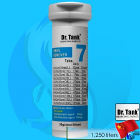 Dr.Tank (Conditioner) Snail Remover Tabs No.7 50 Tablets 30g (40ml)