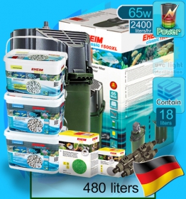 Eheim (Filter System) Classic 1500XL Set D (2260) (2400 L/hr)(65w)