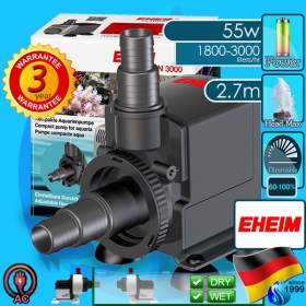 Eheim (Water Pump) CompactOn  3000 (3000 L/hr)(55w)(H 2.7m)