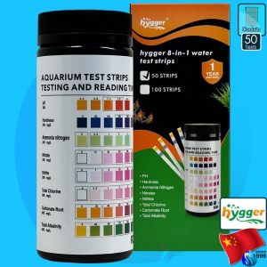 Hygger (Tester) 8-in-1 Aquarium Water Test kit HG-006- 50 (50 tests)