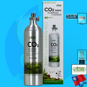 Ista (Co2 Cylinder) Co2 Aluminium Cylinder I-594 1000ml (G5/8 Type)