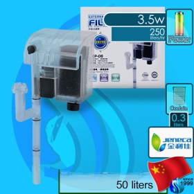 Jeneca (Filter System) External Hanging Filter XP-06 (250 L/hr)(3.5w)