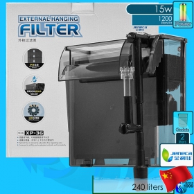 Jeneca (Filter System) External Hanging Filter XP-36 (1200 L/hr)(15w)