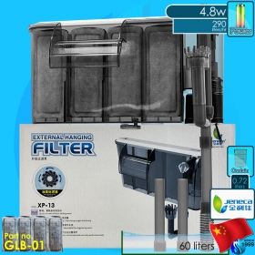 Jeneca (Filter System) External Hanging Filter XP-13 (290 L/hr)(4.8w)