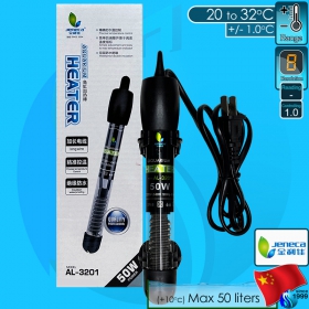 Jeneca (Heater) Aquarium Heater AL-3201  50w (50 liters)