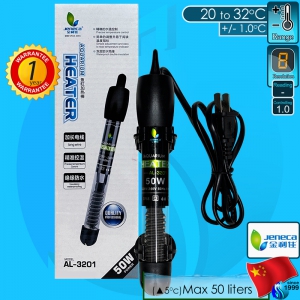 Jeneca (Heater) Aquarium Heater AL-3201  50w (220V AC)