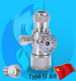 SeaSun (Co2 Regulator) Aluminium Co2 Regulator (G5/8 Type)