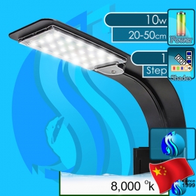 No Name (LED Lamp) Clip-on LED X5 B- 8000k 10w (Suitable 8-20 inch)