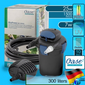Oase (Filter System) BioPress Set  4000 (1500 L/hr)(25w)(UVC 7w)