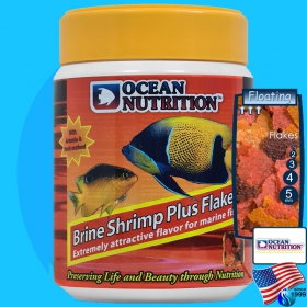 Ocean Nutrition (Food) Brine Shrimp Plus Flakes 71g (500ml)
