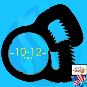 PetLifeElite (Accessories) PlasticHoseClamp PHC-12B (10-12mm)