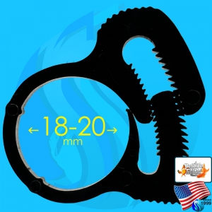 PetLifeElite (Accessories) PlasticHoseClamp PHC-20B (18-20mm)