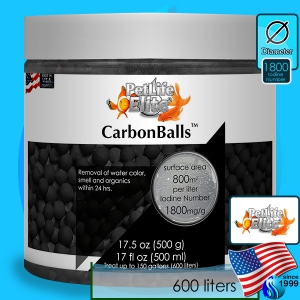 PetLifeElite (Filter Media) CarbonBalls   500g (500ml)