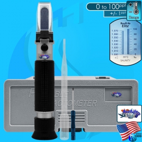 PetLife (Tester) ReefLifeElite RHS Refractometer RHS10 (Range 0-100 ppt)