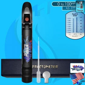 PetLife (Tester) ReefLifeElite RHS Refractometer Platinum RHS-10+LED (Range 0-100 ppt)