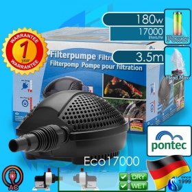 Pontec (Water Pump) PondoMax Eco 17000 (17000 L/hr)(180w)(H 3.5m)