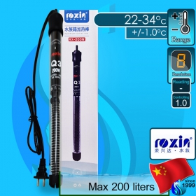 Roxin (Heater) Aquarium Heating Rod Q3 RX-200w (200 liters)
