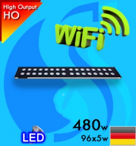 Sanrise (Led Lamp) AquaSanrise Plus R120 480w Wifi Reef (Suitable 48-60 inc)