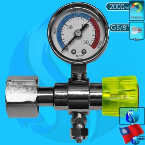SeaSun (Co2 Diffuser) JL Aquatic Equipment Co2 Regulator (G5/8 Type)