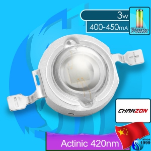SeaSun (LED Bulb) Chanzon 3w   420nm Actinic Blue