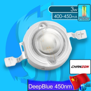 SeaSun (LED Bulb) Chanzon 3w   450nm Deep Blue