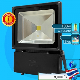 ML (LED Lamp) COB LED Flood Light 100w  8000k (Suitable 12-36 inch)